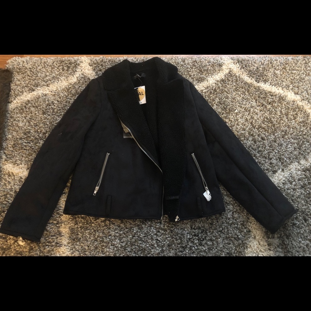 Suede Bomber Jacket